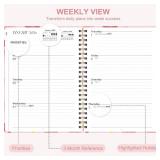 2026 Planner, Weekly and Monthly Calendar Planning Book, Jan 2026 - Dec 2026, Academic Agenda Planner for School Supplies and Office Desk Accessories - A5 (6.3' x 8.5')