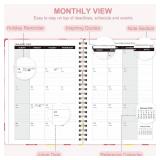 2026 Planner, Weekly and Monthly Calendar Planning Book, Jan 2026 - Dec 2026, Academic Agenda Planner for School Supplies and Office Desk Accessories - A5 (6.3' x 8.5')