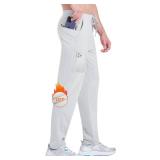 Men's Fleece Lined Sweatpants with Pockets 30'/32' Stretch Winter Warm Work Pants Athletic Sweat Pants Workout Gym Joggers, 30L Medium