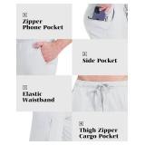 Men's Fleece Lined Sweatpants with Pockets 30'/32' Stretch Winter Warm Work Pants Athletic Sweat Pants Workout Gym Joggers, 30L Medium