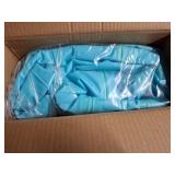 SLOOSH Inflatable Tanning Pool Lounger Float, 70' x 46' Pool Floats Adult with Pillow, 4 in 1 Suntan Tub Raft Floatie,Sunbathing Bed Lounge for Water Blow Up Kids Ball Pit Party Gifts, L-Blue Green