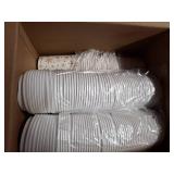 Snowflake Disposable Coffee Cups with Lids Hot Cold Beverage Coffee Cups for Winter Valentine's Day Christmas Party Tea Cafe Home Restaurant Picnic Drinking(240 Pcs,12 oz)