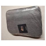 GORILLA GRIP Insulated Lunch Box Bag for Women Men,15L, Leakproof XL Reusable Soft Cooler Bags, Multiple Compartments, Mesh Pockets and Adjustable Strap, Food Tote Keeps Drinks Cold, 13x9, Light Gray