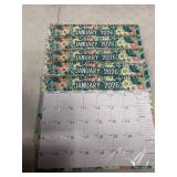 SET OF FIVE - 2026 Wall Calendar - 12 Months Wall Calendar 2026 from Feb. 2026 - Dec. 2026, 14.8' x 11.6', Twin-Wire Binding, Blank Block, Julian Dates, Hanging Loop, Holiday Reminder, Thick Paper