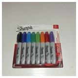 Sharpie 8pk Permanent Markers Chisel Tip Multicolored: Bold Thick Markers for Art & Office, Quick Drying, Water-Resistant