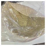 Seagrass Plant Basket, Wicker Woven Laundry Basket, Large Wicker Plant Baskets, Seagrass Baskets Planter for Plants Indoor(Unfolded Size 17.72' Diameter x 14.17' Height)