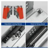 LONTAN 18 Inch Undermount Drawer Slides Heavy Duty Soft Close Bottom Mount Drawer Glides 1 Pair Full Extension Kitchen Cabinet Rails 100lb Capacity Rails