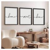 Heiple Set of 3 Framed Farmhouse Home Sweet Home Sign Above Bed Wall Decor for Bedroom Decor Wall Art Wood Signs Heiple Set of 3 Framed Farmhouse Home Sweet Home Sign Above Bed Wall Decor for Bedroom Decor Wall Art Wood Signs