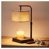 Candle Warmer Lamp with Timer Dimmable,Wax Warmer Lamp with Square Fabric Linen Shade,Height Adjustable Candle Warmer with 2 Bulbs,Gifts for Women Mom,House Warming Gifts New Home Bedroom Decor Candle Warmer Lamp with Timer Dimmable,Wax Warmer Lamp with Square Fabric Linen Shade,Height Adjustable Candle Warmer with 2 Bulbs,Gifts for Women Mom,House Warming Gifts New Home Bedroom Decor