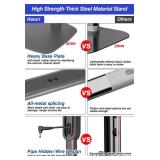 Haturi Vacuum Stand for Dyson Gen5 V15 V12 Detect V11 V10 V8 V7 V6, Vacuum Holder and Metal Storage Bracket Standing dock with Hidden Cord Design for Dyson Handheld Cordless Vacuum Cleaners Haturi Vacuum Stand for Dyson Gen5 V15 V12 Detect V11 V10 V8 V7 V6, Vacuum Holder and Metal Storage Bracket Standing dock with Hidden Cord Design for Dyson Handheld Cordless Vacuum Cleaners