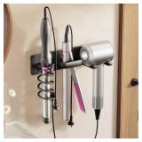 BSICPRO Hair Dryer Holder-3 in 1 Blow Dryer Holder-Metal Bathroom Hair Tool Organizer Wall Mounted-Bathroom Organizer for Hairdryer Curling Iron Flat Iron (Black) BSICPRO Hair Dryer Holder-3 in 1 Blow Dryer Holder-Metal Bathroom Hair Tool Organizer Wall Mounted-Bathroom Organizer for Hairdryer Curling Iron Flat Iron (Black)