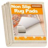 Songrey Non-Slip Rug Pad 10x14 FT, Extra Thick Carpet Pads for Hard Surfaces, Prevents Sliding and Secures Rugs, Provides Floor Protection with Comfort Cushioning Songrey Non-Slip Rug Pad 10x14 FT, Extra Thick Carpet Pads for Hard Surfaces, Prevents Sliding and Secures Rugs, Provides Floor Protection with Comfort Cushioning