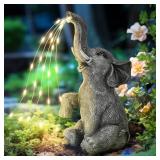 GIGALUMI Solar Garden Decor Watering Elephant Statues Outdoor, Birthday Gifts for Women Mom Grandma Senior Elder, Elephant Ornament for Balcony, Garden, Patio, Yard, Lawn (Constant Lights Only) GIGALUMI Solar Garden Decor Watering Elephant Statues Outdoor, Birthday Gifts for Women Mom Grandma Senior Elder, Elephant Ornament for Balcony, Garden, Patio, Yard, Lawn (Constant Lights Only)