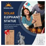 GIGALUMI Solar Garden Decor Watering Elephant Statues Outdoor, Birthday Gifts for Women Mom Grandma Senior Elder, Elephant Ornament for Balcony, Garden, Patio, Yard, Lawn (Constant Lights Only) GIGALUMI Solar Garden Decor Watering Elephant Statues Outdoor, Birthday Gifts for Women Mom Grandma Senior Elder, Elephant Ornament for Balcony, Garden, Patio, Yard, Lawn (Constant Lights Only)