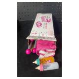 BABESIDE 7PCS Baby Doll Crib for 18'' Dolls, Baby Doll Bed with Storage Bag and Feeding Care Accessories Set , Toy Crib Doll Furniture for Girls Age 3+,Pack n Play Toy Gift for Kids BABESIDE 7PCS Baby Doll Crib for 18'' Dolls, Baby Doll Bed with Storage Bag and Feeding Care Accessories Set , Toy Crib Doll Furniture for Girls Age 3+,Pack n Play Toy Gift for Kids