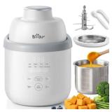 Bear NutriEase AllStage Stainless Steel Baby Food Maker Steamer and Blender, Truly OneStep Baby Food Processor Puree Maker Grinder Mills, Auto Cooking&Grinding for Healthy Homemade Baby Food, BPA-Free Bear NutriEase AllStage Stainless Steel Baby Food Maker Steamer and Blender, Truly OneStep Baby Food Processor Puree Maker Grinder Mills, Auto Cooking&Grinding for Healthy Homemade Baby Food, BPA-Free