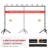 JSungo Backdrop Stand, Adjustable 10x7.5 FT Background Stand Backdrop for Parties, Photo Video Studio, Portable Photography Backdrop Stand with Carrying Bag, 6 Backdrop Clamps, and 2 Stand Bags JSungo Backdrop Stand, Adjustable 10x7.5 FT Background Stand Backdrop for Parties, Photo Video Studio, Portable Photography Backdrop Stand with Carrying Bag, 6 Backdrop Clamps, and 2 Stand Bags