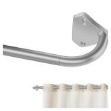 GXOACKJ Silver Curtain Rods for Windows 28 to 48 inch, 5/8 inch Adjustable Wrap Around Blackout Curtain Rods for Bedroom & Outdoor GXOACKJ Silver Curtain Rods for Windows 28 to 48 inch, 5/8 inch Adjustable Wrap Around Blackout Curtain Rods for Bedroom & Outdoor