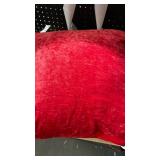 Callisto Home 24x24 red throw pillow Callisto Home 24x24 red throw pillow