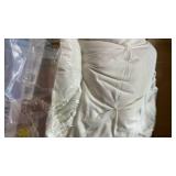 JOLLYVOGUE Queen Comforter Set 7 Pieces - Bed in a Bag Queen for All Season, Pintuck Bedding Comforter Sets with Comforter, Flat Sheet, Fitted Sheet and Pillowcases & Shams, Ivory JOLLYVOGUE Queen Comforter Set 7 Pieces - Bed in a Bag Queen for All Season, Pintuck Bedding Comforter Sets with Comforter, Flat Sheet, Fitted Sheet and Pillowcases & Shams, Ivory