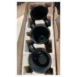 DOWAN Coffee Mugs, Black Coffee Mugs Set of 6, 16 oz Ceramic Coffee Cups with Large Handles for Men Women, Porcelain Big Mug for Tea Latte, Mug Gifts for Home Office Party DOWAN Coffee Mugs, Black Coffee Mugs Set of 6, 16 oz Ceramic Coffee Cups with Large Handles for Men Women, Porcelain Big Mug for Tea Latte, Mug Gifts for Home Office Party