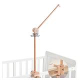 HI BABY MONMENT Crib Mobile Arm - Rotating Baby Mobile Hanger, Natural Beech Wood, Mobile Stand for Crib Nursery Decor, Perfect for Baby Girl or Boys HI BABY MONMENT Crib Mobile Arm - Rotating Baby Mobile Hanger, Natural Beech Wood, Mobile Stand for Crib Nursery Decor, Perfect for Baby Girl or Boys
