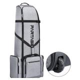 Partage Golf Travel Bag with Wheels,Golf Travel Case for Airlines, 600D Heavy Duty Oxford -Gray Partage Golf Travel Bag with Wheels,Golf Travel Case for Airlines, 600D Heavy Duty Oxford -Gray