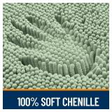 OLANLY Bathroom Rugs Sets 2 Piece, Soft Absorbent Chenille Bath Mats and U-Shaped Contour Toilet Mat Area Rug Set, Machine Washable Bath Carpet, Home Decor Accessories(30\'x20\'+24\'x20\', Sage Green) OLANLY Bathroom Rugs Sets 2 Piece, Soft Absorbent Chenille Bath Mats and U-Shaped Contour Toilet Mat Area Rug Set, Machine Washable Bath Carpet, Home Decor Accessories(30\'x20\'+24\'x20\', Sage Green)