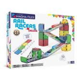 Magna-Tiles Rail Racers Deluxe 90-Piece Magnetic Construction Set, The Original Magnetic Building Brand Magna-Tiles Rail Racers Deluxe 90-Piece Magnetic Construction Set, The Original Magnetic Building Brand