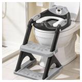 Potty Training Seat ï¼SKYROKU Potty Training Toilet with Step Stool Ladder, for Kids Boys Girls Toddlers - Comfortable Safe Potty Seat with Anti-Slip Pads Ladder (8898 Black) Potty Training Seat ï¼SKYROKU Potty Training Toilet with Step Stool Ladder, for Kids Boys Girls Toddlers - Comfortable Safe Potty Seat with Anti-Slip Pads Ladder (8898 Black)