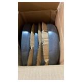 famiware Milkyway Pasta Bowls Set of 4, 8.5\' Large Salad Bowls, Double Reactive Glaze, Stackable, Ideal for Housewarming, Festivals, Matte Dark Charcoal famiware Milkyway Pasta Bowls Set of 4, 8.5\' Large Salad Bowls, Double Reactive Glaze, Stackable, Ideal for Housewarming, Festivals, Matte Dark Charcoal