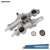 Baxzl Aluminium Thermostat Housing Assembly for Dodge Avenger Caliber Journey for Jeep Compass Patriot for Chrysler 200 Sebring 2007-2020 1.8L 2.0L 2.4L L4 Replaces 68003582AB 902-319 902319 Baxzl Aluminium Thermostat Housing Assembly for Dodge Avenger Caliber Journey for Jeep Compass Patriot for Chrysler 200 Sebring 2007-2020 1.8L 2.0L 2.4L L4 Replaces 68003582AB 902-319 902319