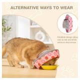 vont Cat Cone Collar Soft to Stop Licking, Adjustable Foldable Lightweight Kitten Recovery Collar After Surgery for Small Dogs, Elizabeth Cone of Shame Alternative -Strawberry(S) vont Cat Cone Collar Soft to Stop Licking, Adjustable Foldable Lightweight Kitten Recovery Collar After Surgery for Small Dogs, Elizabeth Cone of Shame Alternative -Strawberry(S)