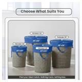 LFH Home Cotton Canvas Large Laundry Bag with Handle, Heavy Duty Drawstring Closure Washable Laundry Bags, School Travel, Home, Hotel, College Dorm, Organizer Sack, Toys Clothes 24x36-Sky Blue LFH Home Cotton Canvas Large Laundry Bag with Handle, Heavy Duty Drawstring Closure Washable Laundry Bags, School Travel, Home, Hotel, College Dorm, Organizer Sack, Toys Clothes 24x36-Sky Blue