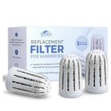 Aennon - Ultrasonic Universal Humidifier Filter Replacements for Home, Cool Mist Demineralisation Cartridges, Ceramic Stone Material, 500 Hours, 3 Pack Aennon - Ultrasonic Universal Humidifier Filter Replacements for Home, Cool Mist Demineralisation Cartridges, Ceramic Stone Material, 500 Hours, 3 Pack