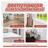 Panther Armor Anti Cat Scratch Furniture Protector Tapes, 2X Rolls, Furniture Scratch Guards for Cats, No Scratch Single Side Sticky Tape, 4in x 10ft, Transparent Gloss Protection Panther Armor Anti Cat Scratch Furniture Protector Tapes, 2X Rolls, Furniture Scratch Guards for Cats, No Scratch Single Side Sticky Tape, 4in x 10ft, Transparent Gloss Protection