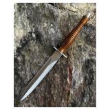 Handcraft Goods Handmade D2 steel Dagger knife,Handmade Fixed Blade Fox Knives Double Edge Sharp Knifes,ideal for Hunting,Camping,Boot knfe Handcraft Goods Handmade D2 steel Dagger knife,Handmade Fixed Blade Fox Knives Double Edge Sharp Knifes,ideal for Hunting,Camping,Boot knfe