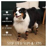 DOK TigerToes Premium Non-Slip Dog Socks for Hardwood Floors - Extra-Thick Grip That Works Even When Twisted - Prevents Licking, Slipping, and Great for Dog Paw Protection (Cool Caramel, Small) DOK TigerToes Premium Non-Slip Dog Socks for Hardwood Floors - Extra-Thick Grip That Works Even When Twisted - Prevents Licking, Slipping, and Great for Dog Paw Protection (Cool Caramel, Small)