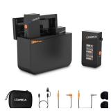 COMICA Vimo C3 Wireless Lavalier Microphone with Noise Cancellation, 656ft Transmission, Gain Control, Compact Wireless Lapel Microphone for DSLR Cameras/Android/Live-Streaming/Vlogging/YouTube COMICA Vimo C3 Wireless Lavalier Microphone with Noise Cancellation, 656ft Transmission, Gain Control, Compact Wireless Lapel Microphone for DSLR Cameras/Android/Live-Streaming/Vlogging/YouTube