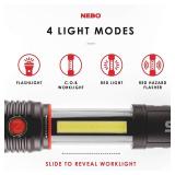 NEBO 300-Lumen LED Worklight Flashlight: Slyde+ Has a Strong Magnetic Base; Use as a Standard Flashlight or Slide to Open and Reveal the Best Work Light - Nebo 6525 NEBO 300-Lumen LED Worklight Flashlight: Slyde+ Has a Strong Magnetic Base; Use as a Standard Flashlight or Slide to Open and Reveal the Best Work Light - Nebo 6525