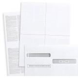 100 W2 Forms 2025 with Envelopes, Blank W2 4 UP Tax Forms, Compatible with QuickBooks, Sage and other programs, Ideal for E-Filing, Laser or Inkjet Printers, 100 Sheets and 100 Self Seal Envelopes 100 W2 Forms 2025 with Envelopes, Blank W2 4 UP Tax Forms, Compatible with QuickBooks, Sage and other programs, Ideal for E-Filing, Laser or Inkjet Printers, 100 Sheets and 100 Self Seal Envelopes