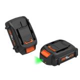2Pack 4.0Ah WA3525 Replace for Worx 20V Battery PowerShare for WA3520 WA3525 WA3575 WG890 WG891 for 20Volt Worx Batteries 20V 2Pack 4.0Ah WA3525 Replace for Worx 20V Battery PowerShare for WA3520 WA3525 WA3575 WG890 WG891 for 20Volt Worx Batteries 20V