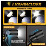 Weejunki 2,000 Lumens Rechargeable Headlamp, 5 Modes & IP68 Waterproof Head Lamp, Headlamps for Adults Rechargeable, 90°Adjustable Head Lights for Outdoor Camping, Hunting, Running Weejunki 2,000 Lumens Rechargeable Headlamp, 5 Modes & IP68 Waterproof Head Lamp, Headlamps for Adults Rechargeable, 90°Adjustable Head Lights for Outdoor Camping, Hunting, Running