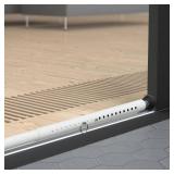 BeBecome Sliding Door Security Barï¼17-50 inch Adjustable Patio Door Security bar with Rubber Tips Apartment Bedroom Bottom of Door Heavy Duty Interior White BeBecome Sliding Door Security Barï¼17-50 inch Adjustable Patio Door Security bar with Rubber Tips Apartment Bedroom Bottom of Door Heavy Duty Interior White