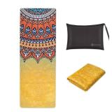 SNAKUGA Travel Yoga Mat, Non Slip Exercise Suede Mat with Carry Bag, All-Purpose Fitness Mat with High Density Anti-Tear Surface for Women, Ideal for Pilates Workout (72'' x 26'' x 1.5mm Thick) SNAKUGA Travel Yoga Mat, Non Slip Exercise Suede Mat with Carry Bag, All-Purpose Fitness Mat with High Density Anti-Tear Surface for Women, Ideal for Pilates Workout (72'' x 26'' x 1.5mm Thick)