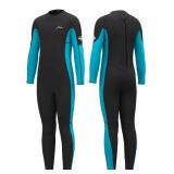 Hevto Wetsuits Kids 3/2mm Neoprene Full Wet Suit Thermal Toddler Boy Youth Girl for Swimming Water Sports (K01-Blue, 4) Hevto Wetsuits Kids 3/2mm Neoprene Full Wet Suit Thermal Toddler Boy Youth Girl for Swimming Water Sports (K01-Blue, 4)