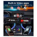 Wireless Carplay Adapter for iPhone Ai Box with Netflix/YouTube Supports TF/Card Dongle Plug and Play Easy Setup Carplay & Android Auto Video Entertainment for iOS 10+ and Cars After 2015 Car Wireless Carplay Adapter for iPhone Ai Box with Netflix/YouTube Supports TF/Card Dongle Plug and Play Easy Setup Carplay & Android Auto Video Entertainment for iOS 10+ and Cars After 2015 Car
