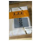 L.Z.E White and Gold Sheer Curtains 84 Inches Long 2 Panels Set, Gold Foil Printed Sheer Curtains for Living Room Dining Room, Light Filtering Grommet Window Drapes with Wave Patterns L.Z.E White and Gold Sheer Curtains 84 Inches Long 2 Panels Set, Gold Foil Printed Sheer Curtains for Living Room Dining Room, Light Filtering Grommet Window Drapes with Wave Patterns