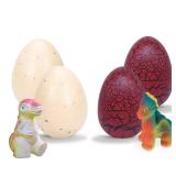 Class Collections Surprise Growing Dragon and Dinosaur Hatch Egg Kids Novelty Toy - Pack of 4, Red Class Collections Surprise Growing Dragon and Dinosaur Hatch Egg Kids Novelty Toy - Pack of 4, Red