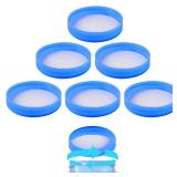 (6-Pack) Calvana 53mm Reusable Water Jug Caps, Lids for 3 and 5 Gallon Water Jug, Water Bottle Cover Screw Top, Compatible with American Maid Plastic Water Bottles and Jugs Ranging, PP Material, Blue (6-Pack) Calvana 53mm Reusable Water Jug Caps, Lids for 3 and 5 Gallon Water Jug, Water Bottle Cover Screw Top, Compatible with American Maid Plastic Water Bottles and Jugs Ranging, PP Material, Blue